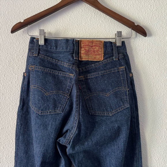Levi's Vintage Original 501 Button Fly 80’s Rare Blue Jeans High Rise 29 Waist - Picture 4 of 16